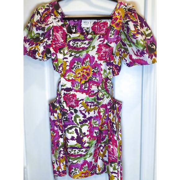 MISA LOS ANGELES Alec Dress Flora Splash Size XS - Picture 7 of 9